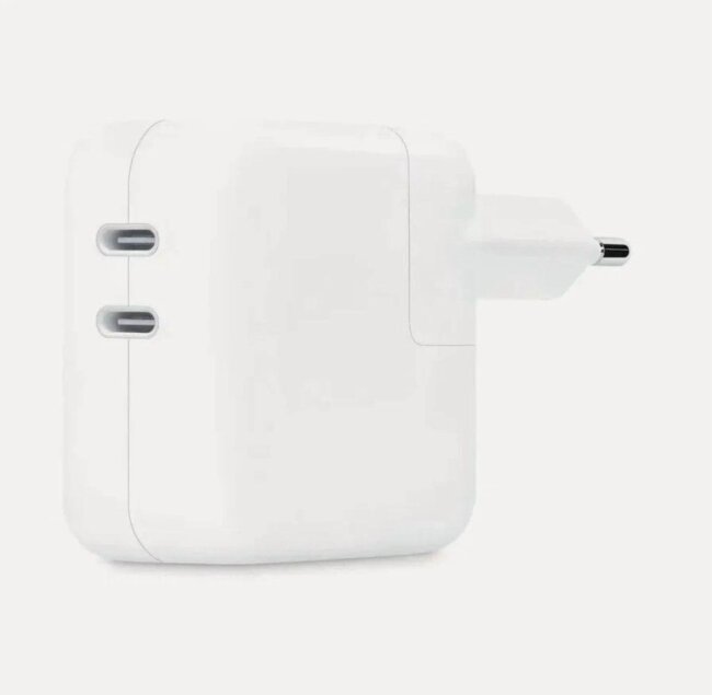 Apple зарядный блок СЗУ 35W Dual Port USB-C