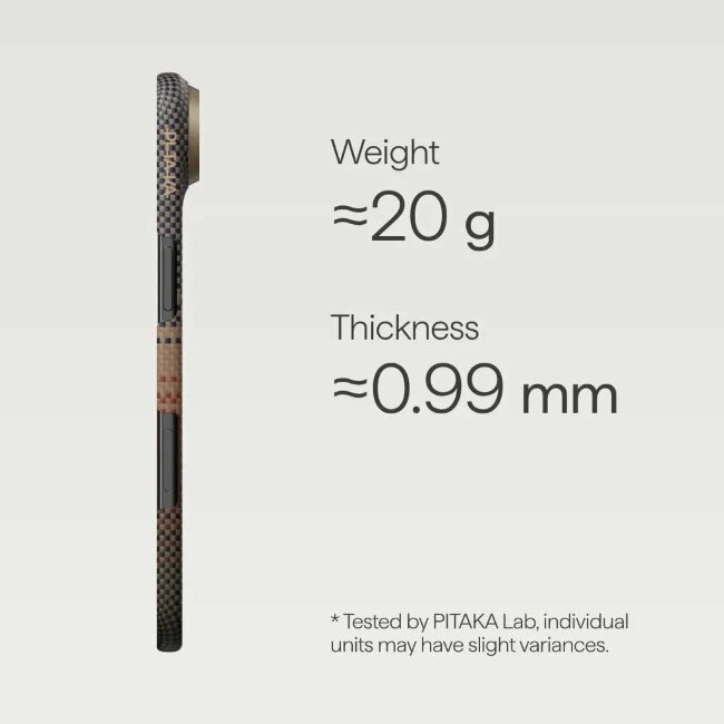 Чехол Pitaka Ultra-Slim Case для iPhone 17 Air