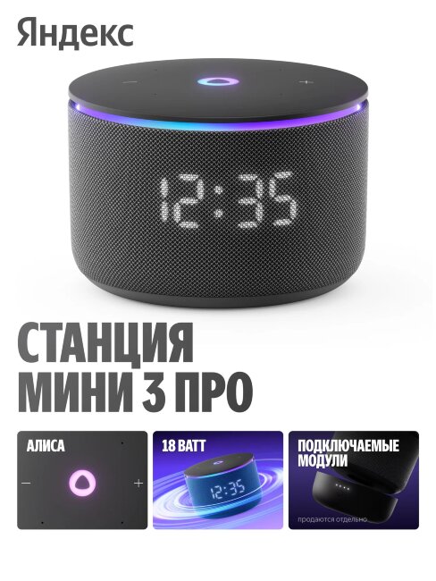 Яндекс Станция Мини 3 Про с Алисой