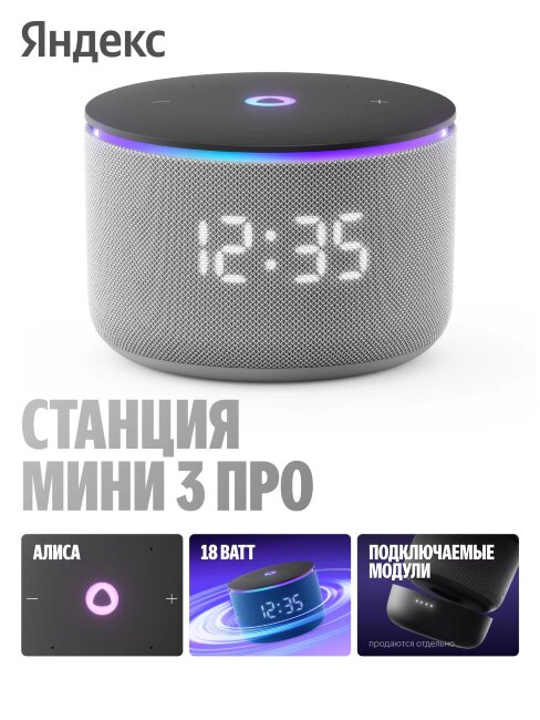 Яндекс Станция Мини 3 Про с Алисой