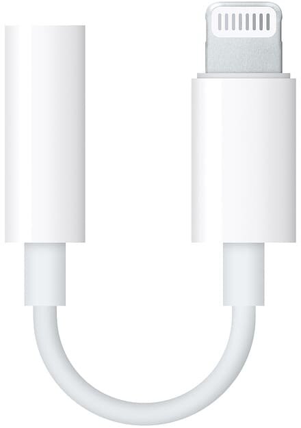 Адаптер Apple Lightning на Jack 3,5 мм белый