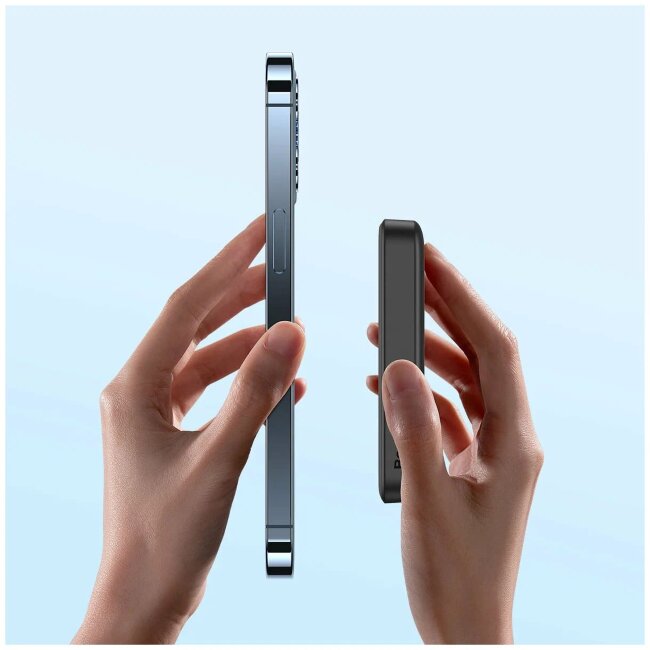 Внешний магнитный аккумулятор повербанк Baseus 6000 мАч 20 Вт с кабелем Type-c на Type-c Внешний магнитный аккумулятор повербанк Baseus 6000 мАч 20 Вт с кабелем Type-c на Type-c